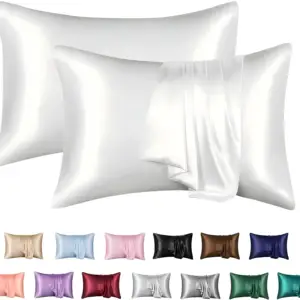 100% Polyester Satin Shinny Pillowcover Shinny Pillow Cases & Cushion Cases