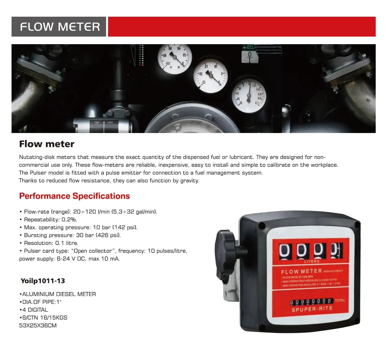 K44 Mechanical Flow Meter For Liquid Control Diesel Fuel Meter Buy