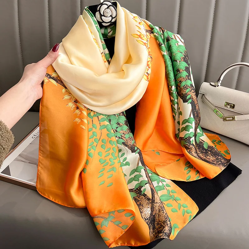 Summer Ladies Fashion Style Printed Hijabs Muslim Women Long Large