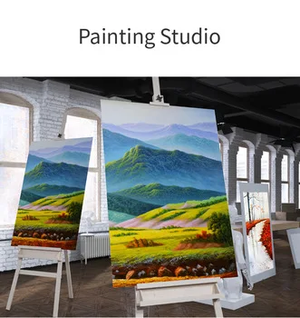 Handmade Reproduction Heavy Texture Famous Van Gogh Starry Night 3D Oil Painting