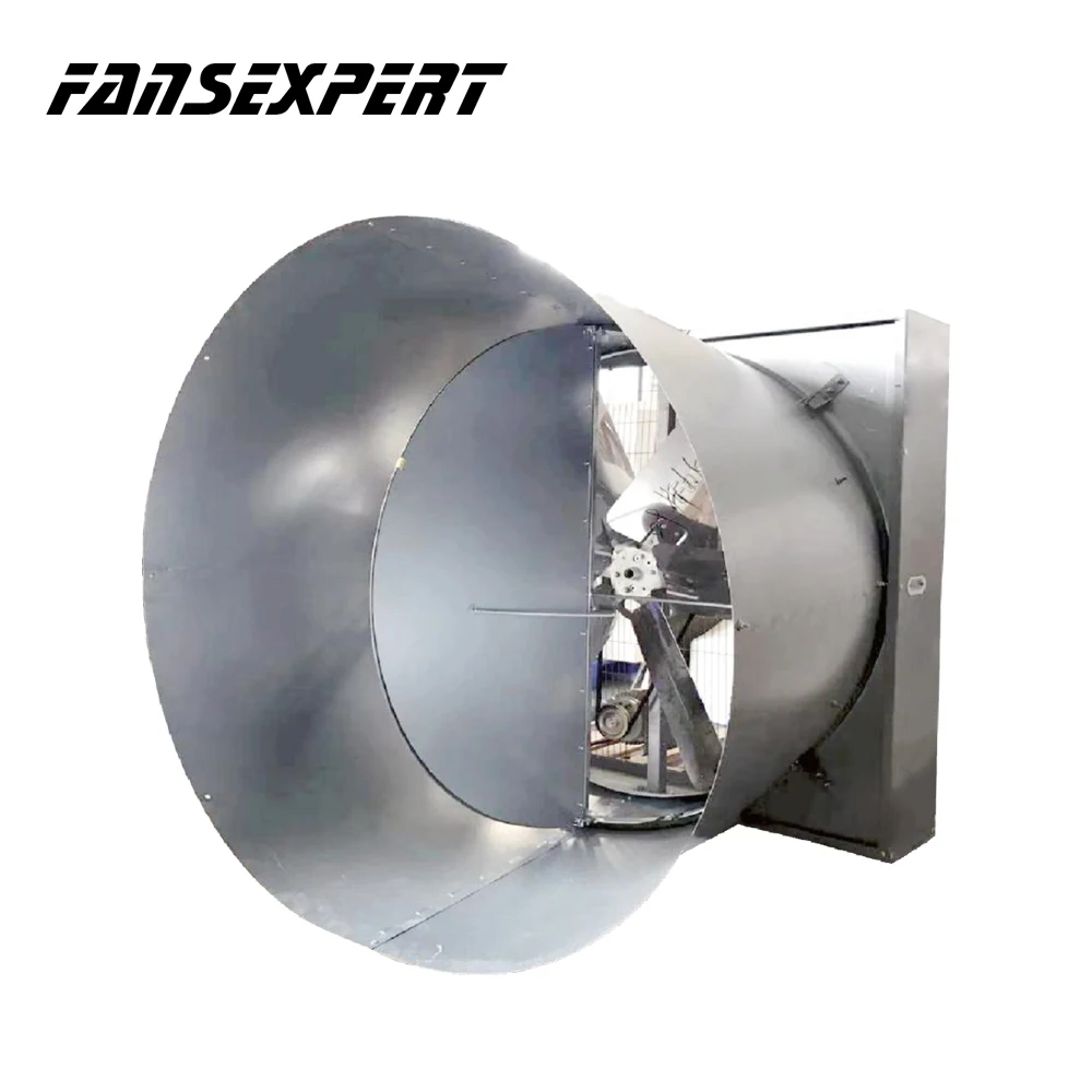 Fiberglass Cone Exhaust Fan, 1380mm, 380V, 1100w, Aluminum - detail 4
