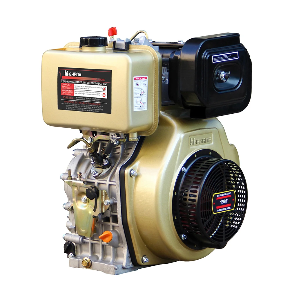15hp Self Developed 198FD Single Cylinder diesel Engine Motor Oil
