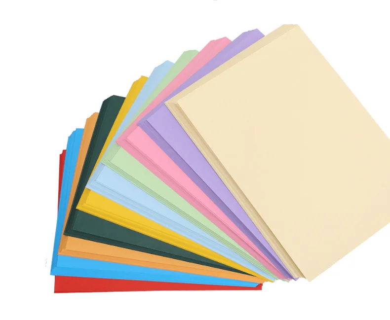 Высококачественная цветная Строительная бумага A4 и картонная печатная цветная бумага