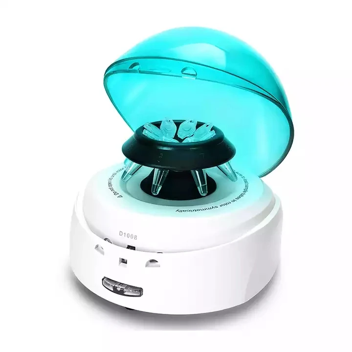 IKEME 7000rpm Lab Mini Prf Cgf Microcentrifuge Medical Lab Centrifuge Machine 0.2ml 0.5ml 1.5ml 2ml Tubes Micro Mini Centrifuge