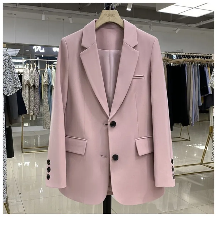 New Design Korean Style Women Suit Coat Office Lady Female Casual ...