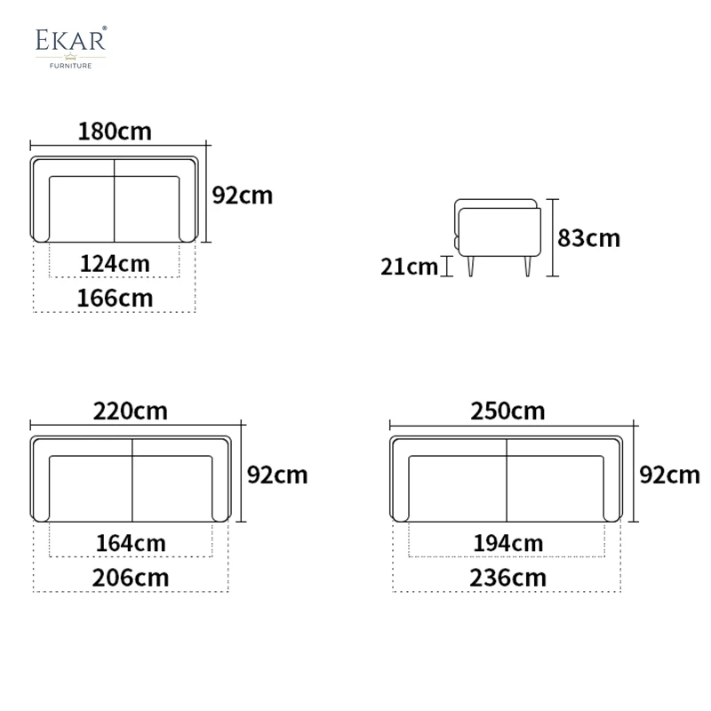 product new design ekar high density foam and oiled leather sofa-66