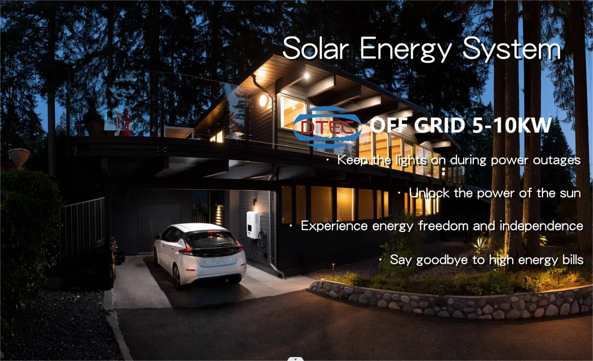 Dtec Off Grid Solar Power System Solar Energy System 5kw 10kw 20kw Off ...