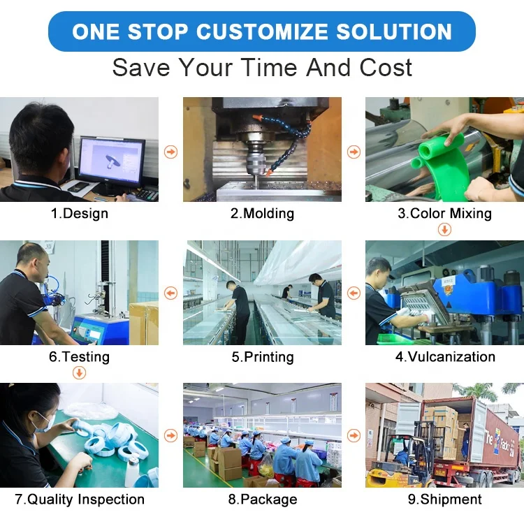 Factory Custom Studio Monitor Silicone Rubber Vibration Subwoofer Sound Earthquake Isolation Pads for Speakers