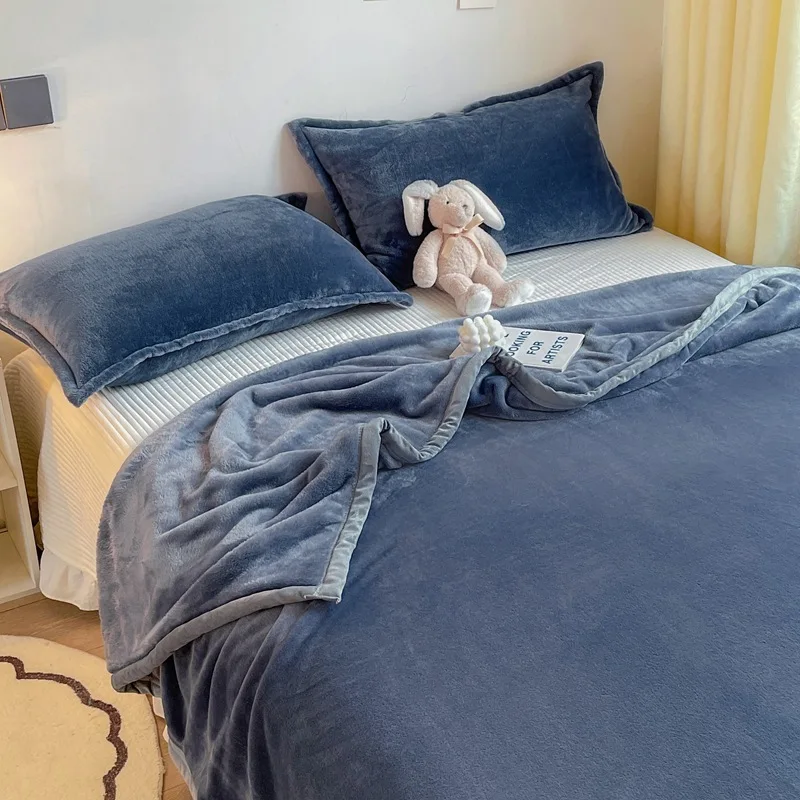 Multifunction Milk Velvet Bed Blanket