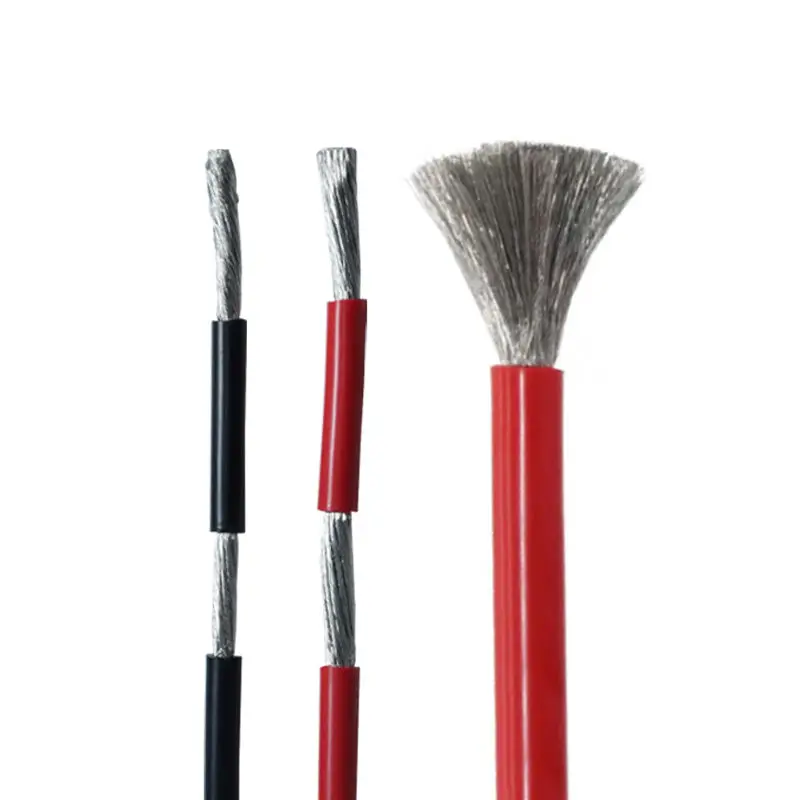 Термостойкий гибкий силиконовый провод высокой температуры 0 08 мм из луженой меди рулон батареи Новый энергетический