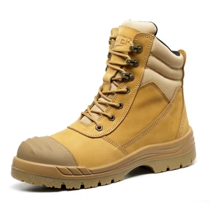 Zstep Brand Work Boots for Men Waterproof Custom Construction Work Boots Safety Shoes