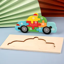 Wholesale Manufacturers Fun Children Toddler Baby Logical Thinking Toy Mini Jigsaw Puzzle 3D Wooden Puzzle & Games