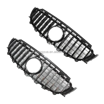 W213 E63s Carbon Fiber Grill Sliver Black GTR Front Grille for Mercedes Benz E Class W213 2016 2017 2018 2019 2020