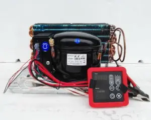 BD65HC Small Portable DC12V 24V Condensing Unit for Freezer Fridge Dehumidifier With Temperature Control