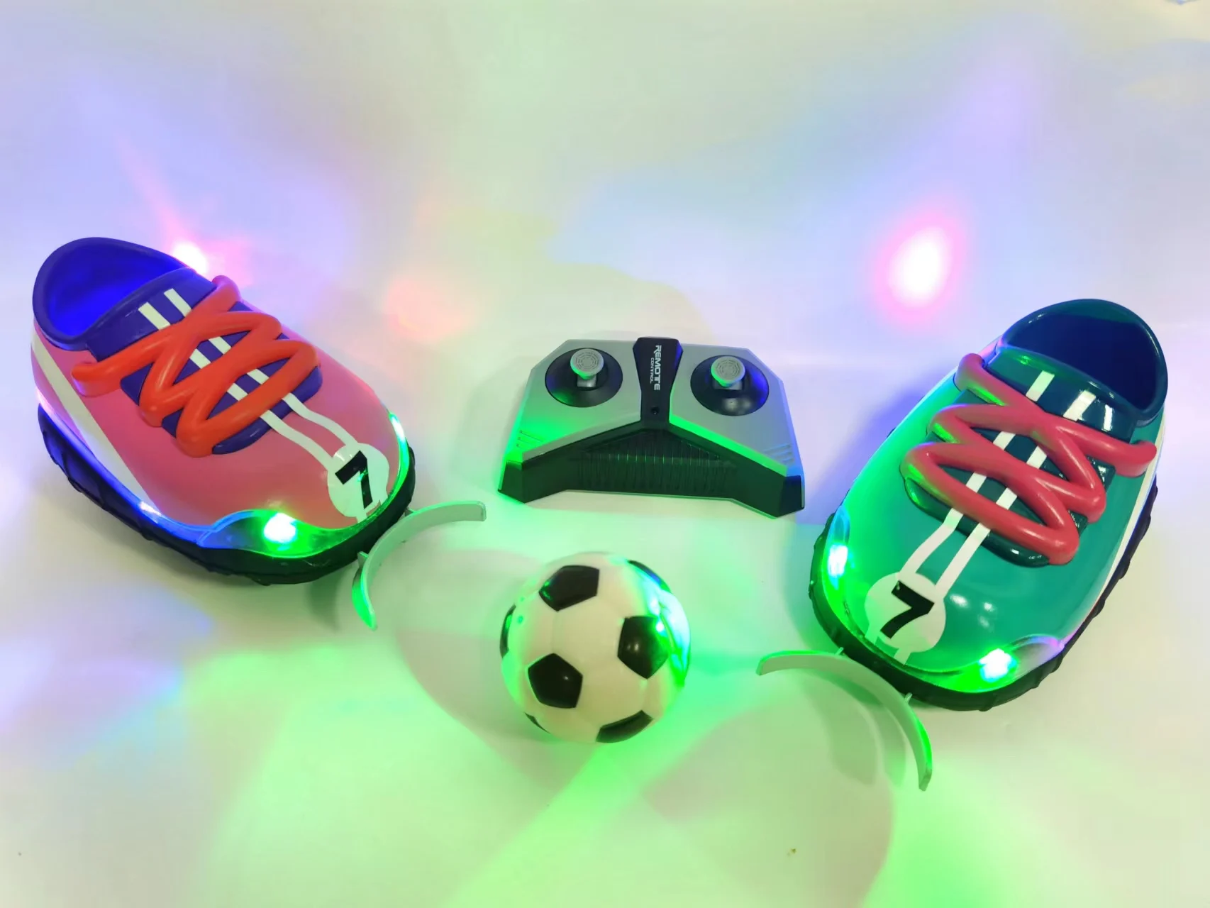 New Soccer Rc Car Toy Kick The Ball Football Remote Control Cars Shoes