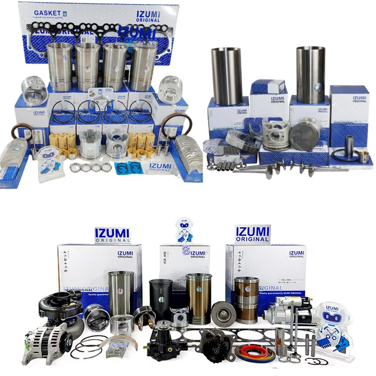 IZUMI ORIGINAL F6L911 F6L912 F6L913 Overhaul Rebuild Kit Diesel Engine Parts For VOLVO