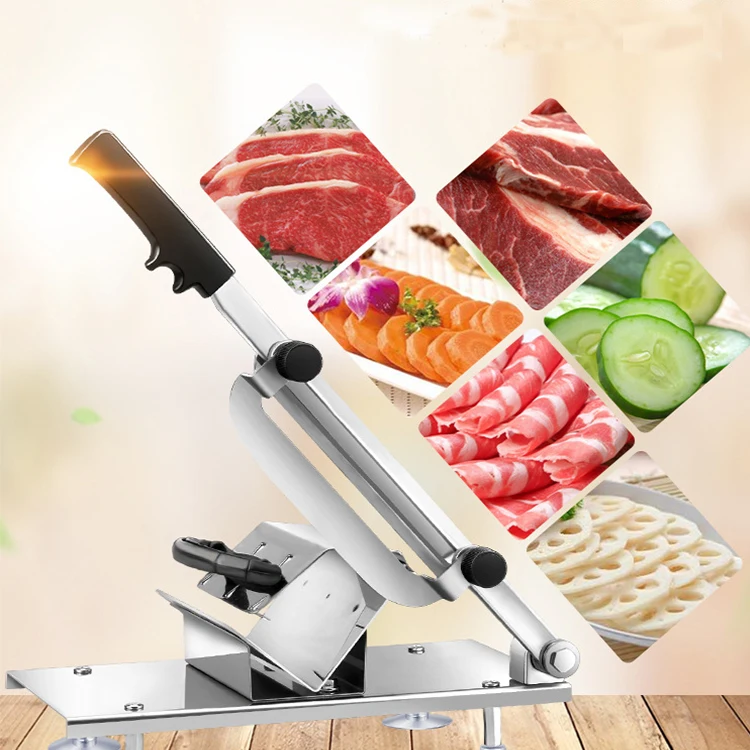 high performance manual mini meat slicer