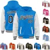 Electric Blue and Whiteblack Letters