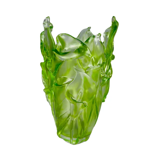 ArtFamily Glass Crystal Vase Luxury Hand-Carved Minimalist Elegance for Corporate Gifts & Home Decor New Year Jiangsu