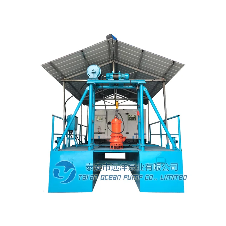 Submersible Dredging Pump Sand Mining Submersible Dredger Machine Sand Dredging Barge