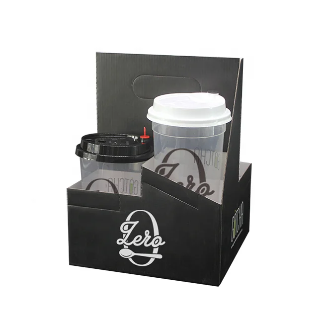 Source Bubble Tea Coffee Milk Tea Single Cup Double Cup Bags Takeaway  Takeout Soft Juice Drink Cups Holder Loop Handle Plastic Bag on  m.