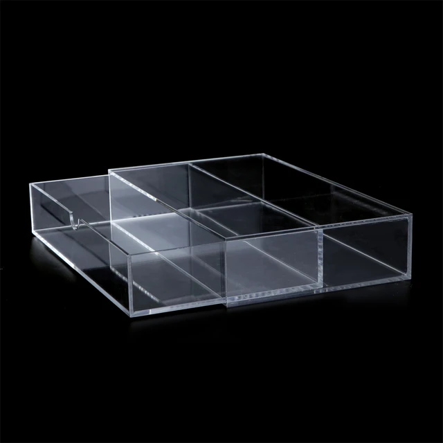 Stackable Acrylic Earring Jewelry Organizer Clear Acrylic Jewelry Box Display Holder