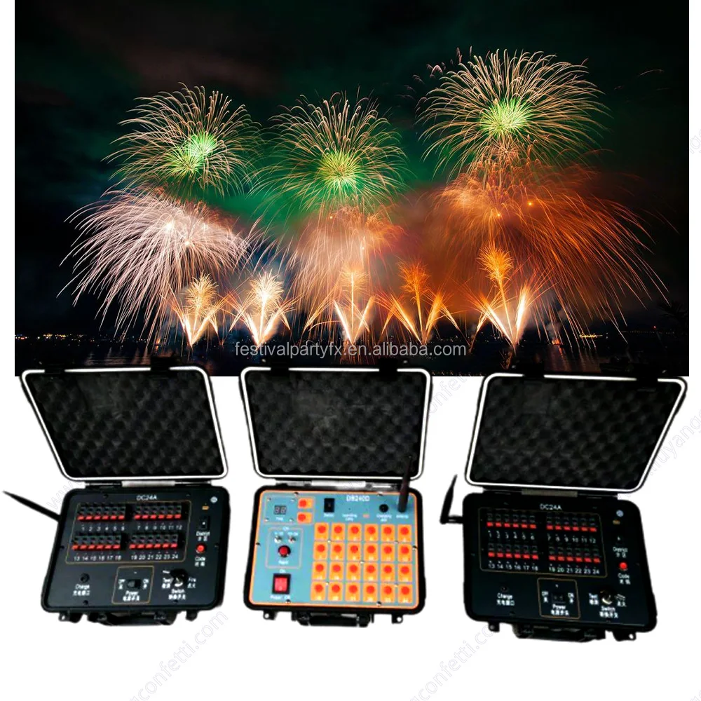 24 To 240 Cue Remote Control Wire Control Fireworks Firing System
