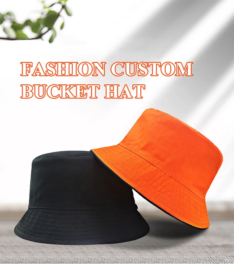Simple Fashion Korean Fisherman Hat For Women Men Reversible Plain
