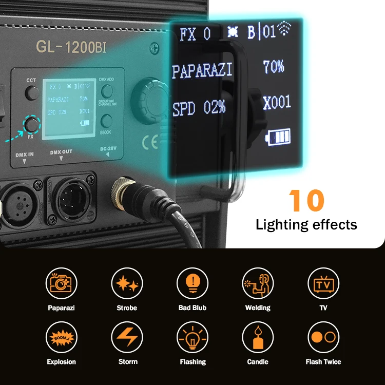 Trending products 2023 new arrivals 120w camera light led wireless dmx photo studio accessories 2700-7500k video fill lights