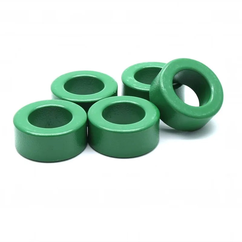 MnZn PC40 Ferrite Toroids Green Coating High Conductivity Ferrite Core Ui2300 for Power Inductor