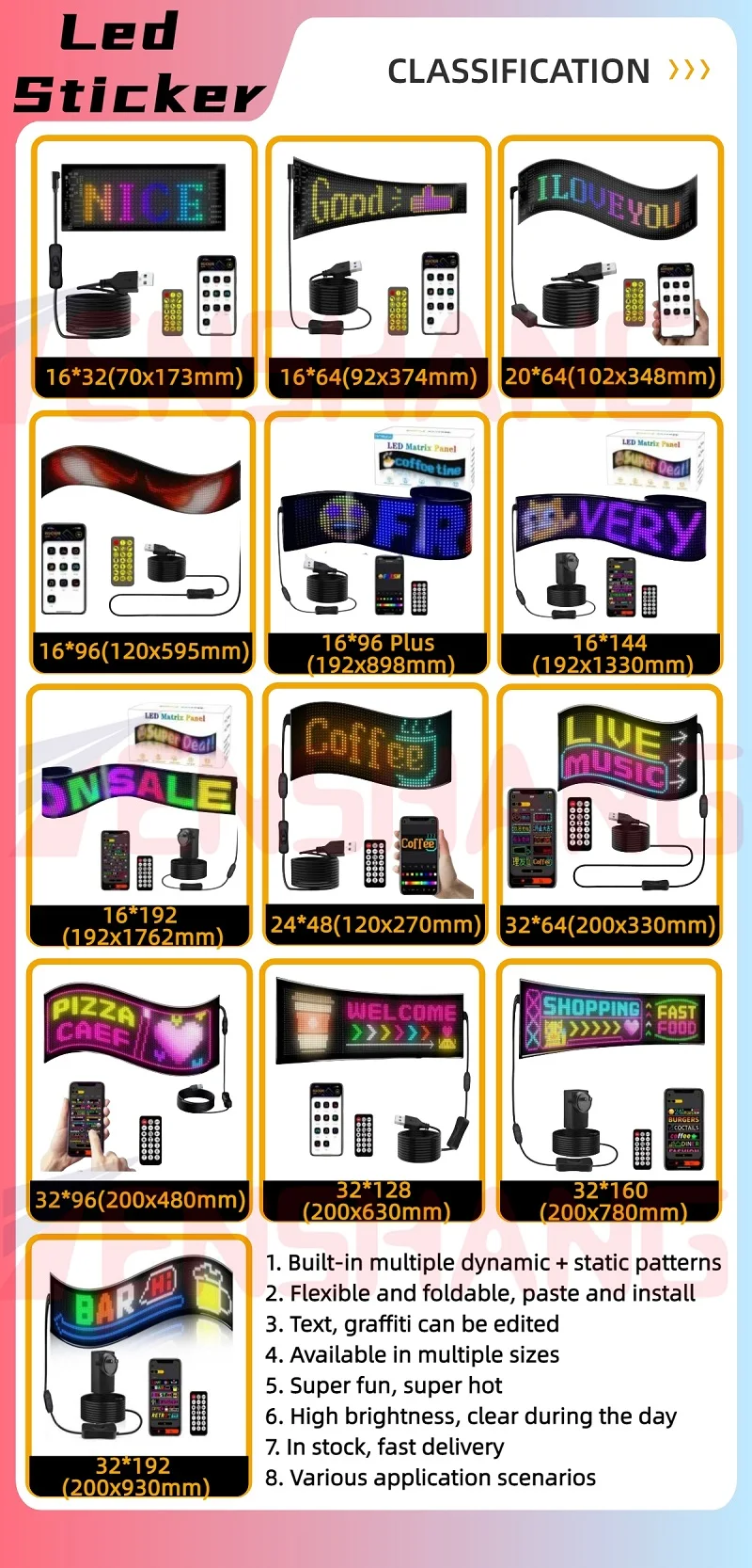 Outdoor Flexible Transparent Led Display Panel Adhesive Transparent Film Screen on Glass Window