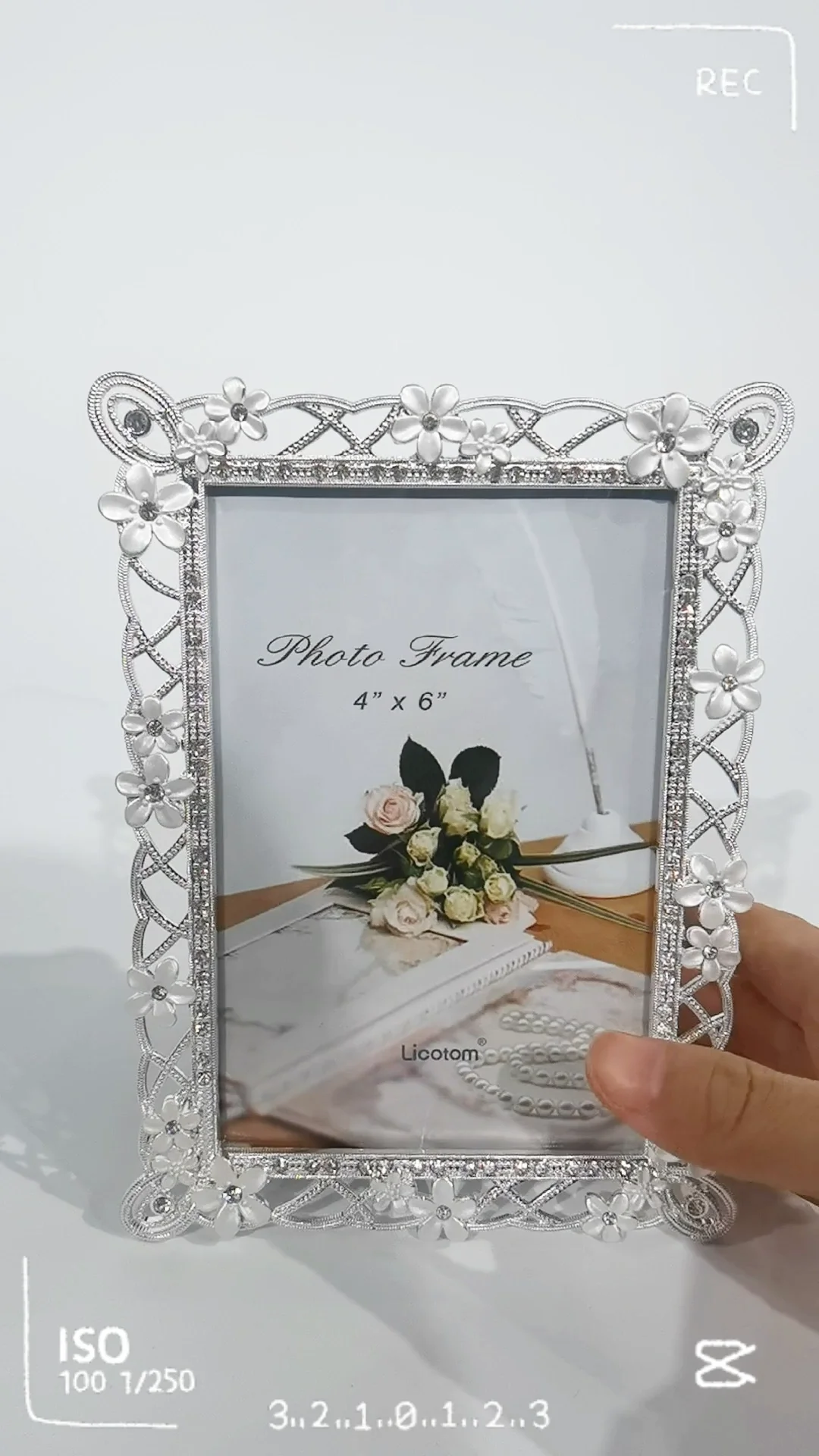 4x6 Bulk Silver Enamel Metal Photo Frame Zinc Alloy For Wedding Picture Frames Buy Enamel