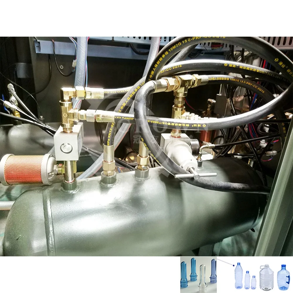 
Полуавтоматическая установка для выдувного формования ПЭТ бутылок/оборудование для производства пластиковых бутылок/выдувная машина 