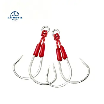 CHEERY High-Carbon Steel Double Hook for Sea Fishing Corrosion-Resistant 5x Reinforcement Big-Bait Lure Targeting Tuna & Bonito – Hooks – view 2