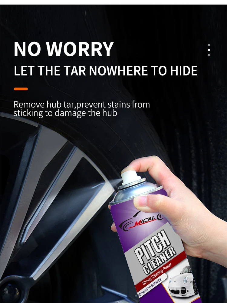 Car Wash Kit Clean Spray Asphalt Tar Stain Removal Asphalt Cleaner