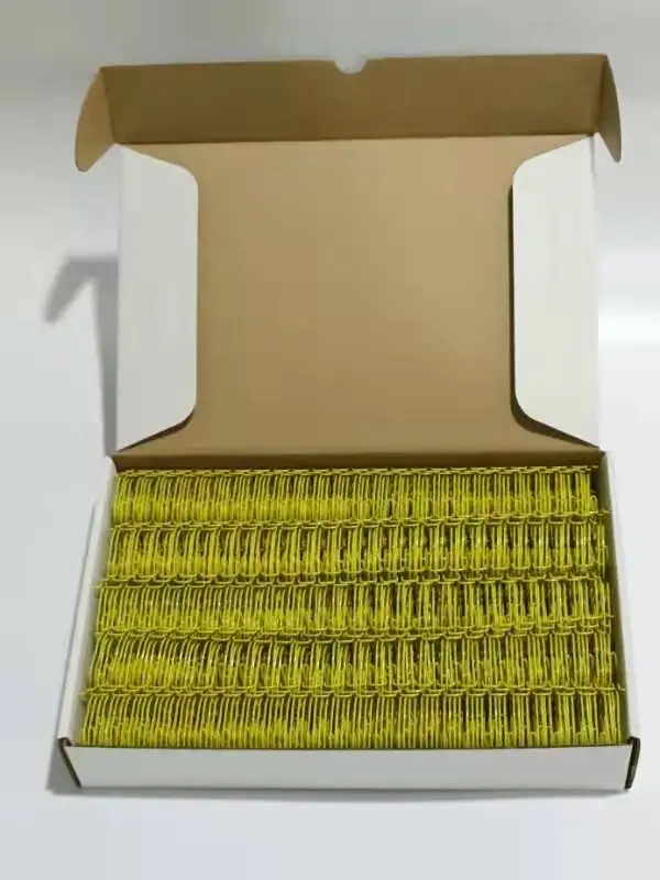 Бумажная пилка A3 A4 A5 5/8 дюйма 15 9 мм каландрическая проволока двойная петля спиральное Переплетное кольцо