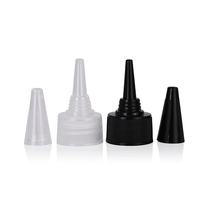 Empty 60ml 100ml 150ml clear Plastic Hair Oil Squeeze Applicator Packaging Bottle With Twist-open Dispensing Cap