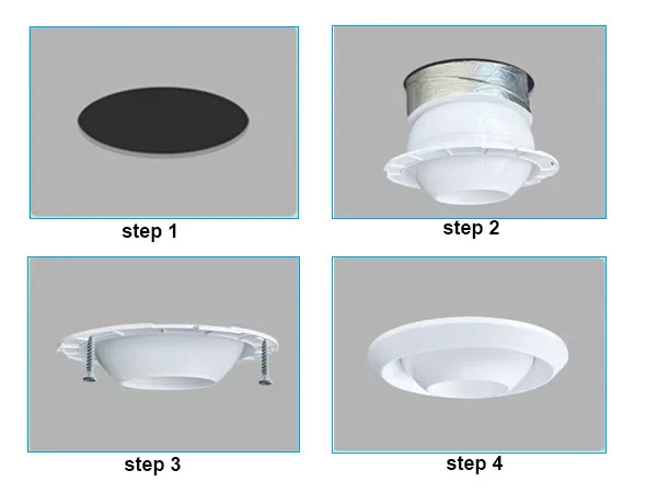 Modern Adjustable ABS Spherical Air Outlet