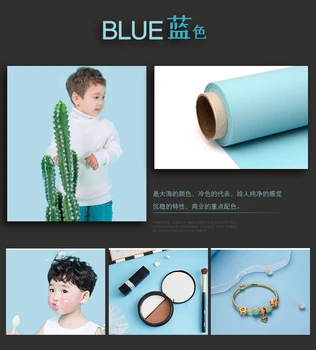 2.72x11m Roll Photography Studio Photo Shoot Backdrop Solid Color Seamless Background Paper Props Backdrops Paper product image