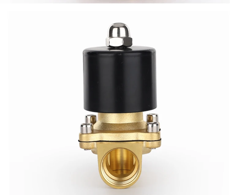 2W Normally closed brass water gas general solenoid valve 1/4in-3in ...