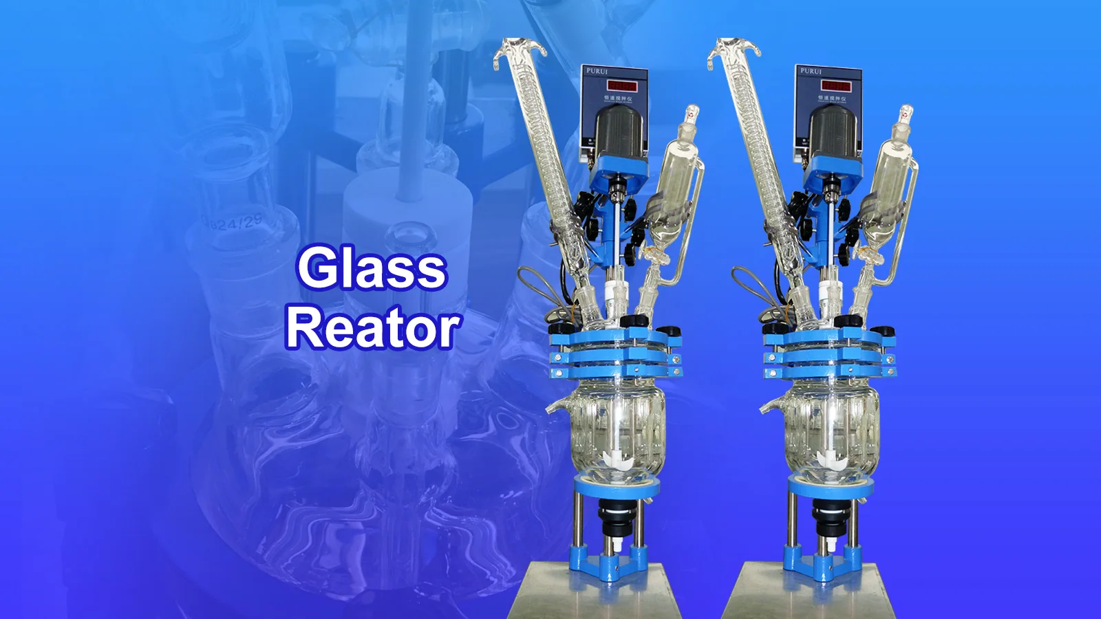 1l Bench Top Glass Reactor Reaction Systems Jacketed Lab Reactors And ...
