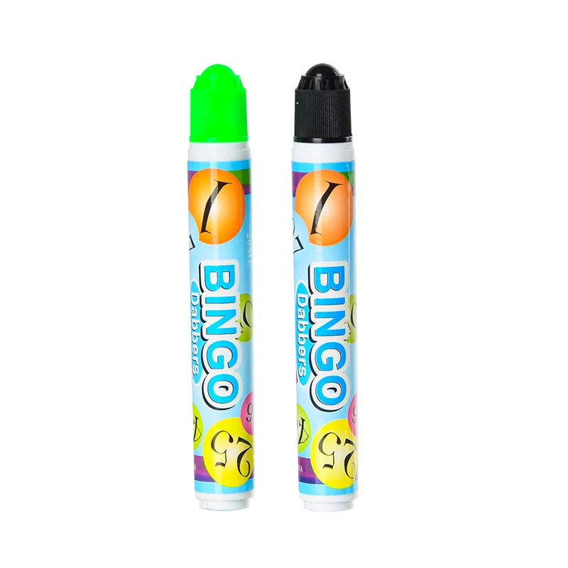 Factory Bingo Dauber Professional Lottery Dab Pen CH-2807 Sponge Tip Applicator Bottle Daubers Bingo Markers Dabbers