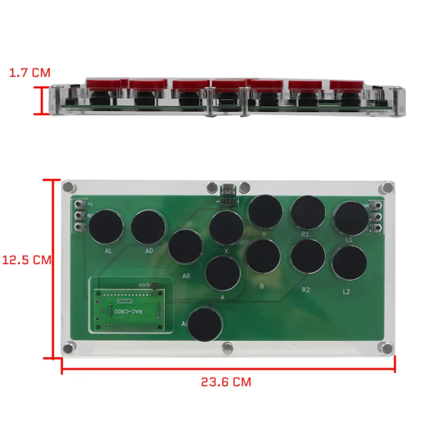 Hitbox Style All Button Joystick - Arcade Game Controller