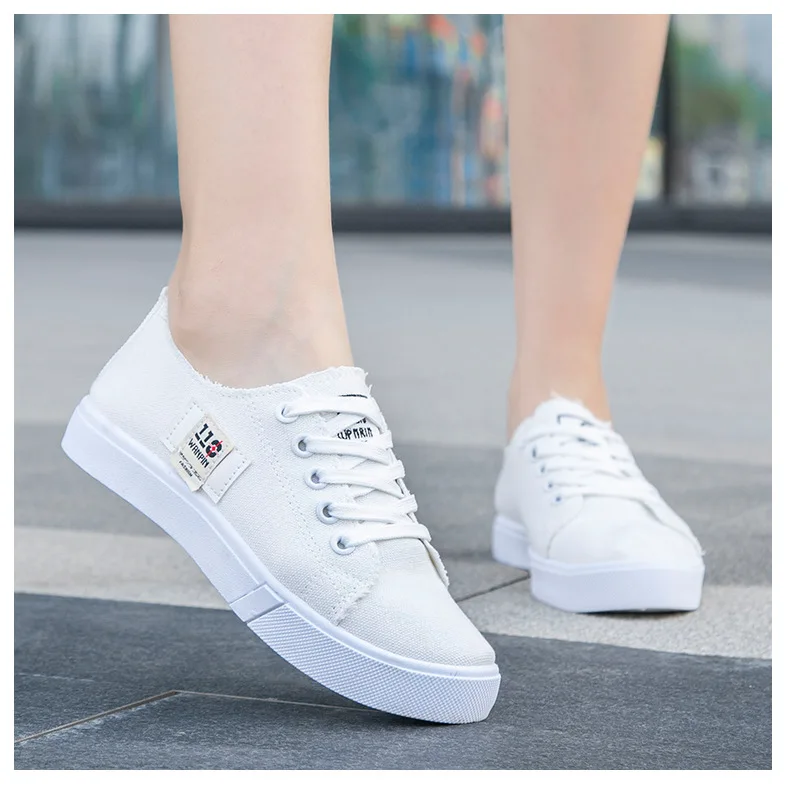 2024 New Style China Women Canvas Shoes Wholesale Woman Casual Shoes ...