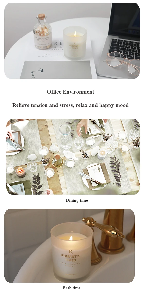 Cheap Scented Candles Home Decoration Plant Essential Oils Wholesale