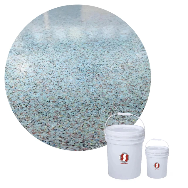 High Scratch Resistant Variety Pattern Color Sand Epoxy Floor Coating Resin Floor Epoxy Resin