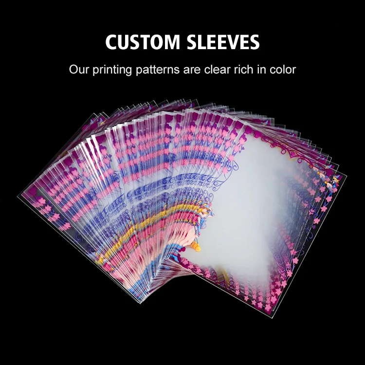 make yugioh card sleeves Amazon.com: VEHASAYO Custom Holographic Card Sleeves, Laser Flashing Shiny  Design, Make Your Own Trading Collectible Card Protector, Compatible with  Yugioh & Magic The Gathering – MTG, TCG, OCG : Toys & Games main image 1