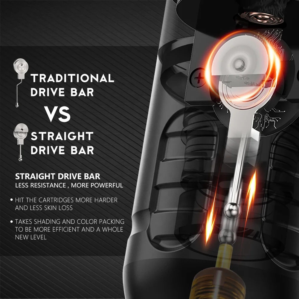 Ambition Zetton Professional Tattoo Pen Machine - 4.0mm Stroke