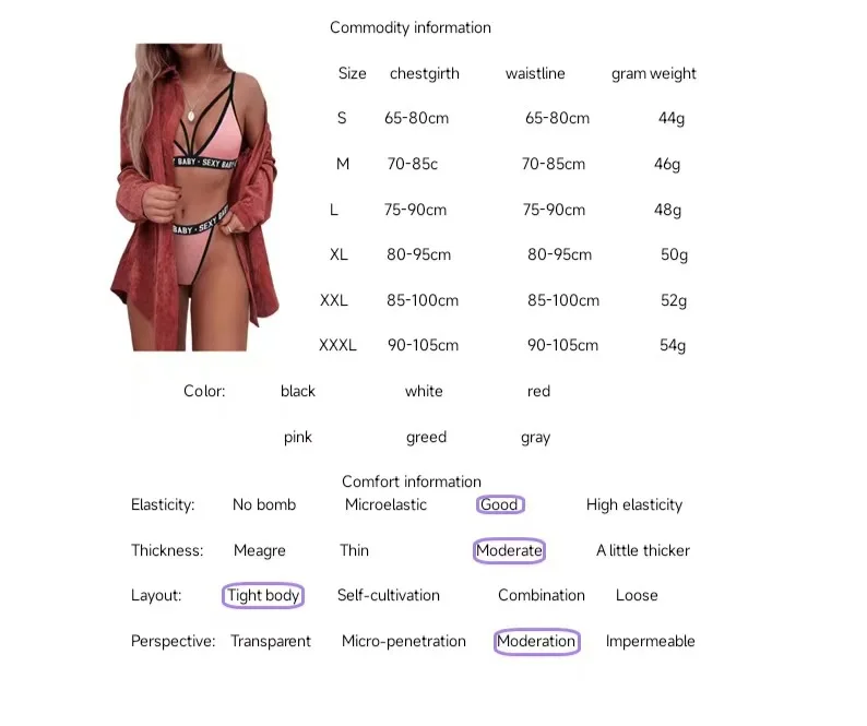 Young Girl Sexy Bra and Brief Sets Cute Bra and Panties Woman Bag Quantity Lingerie Hot Style_voghion.com