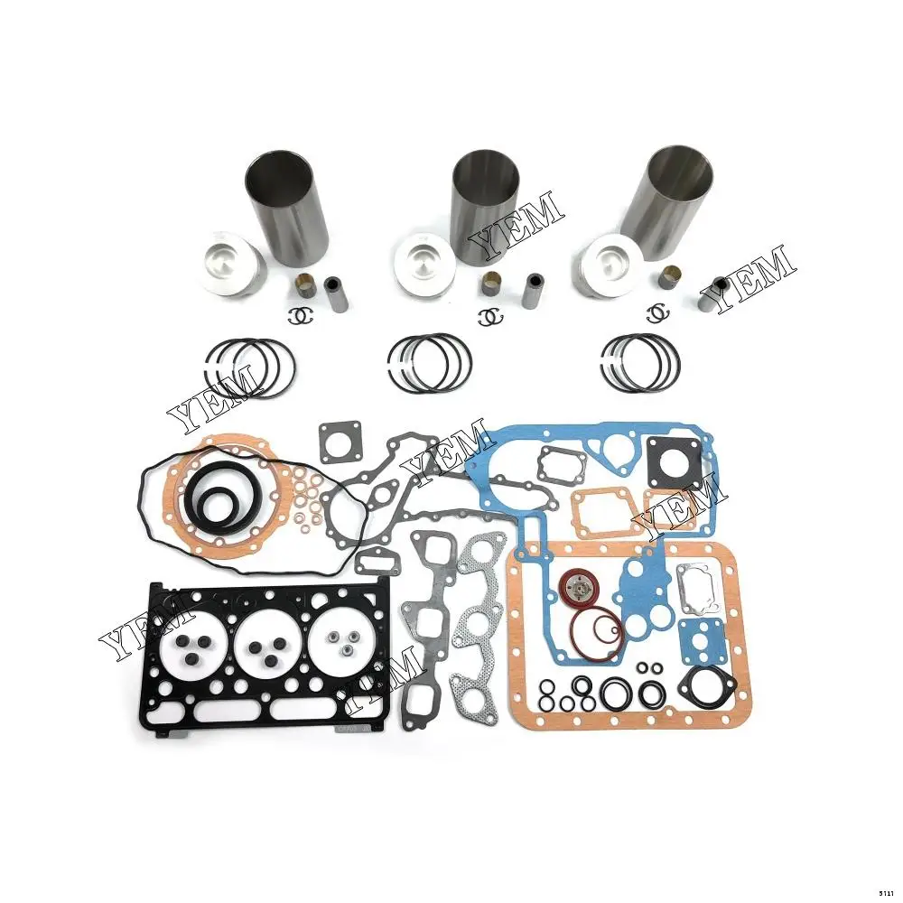 Top Quality Engine Overhaul Kit With Cylinder Gasket Piston Ring Liner For Kubota D1703 Engine Spare Parts
